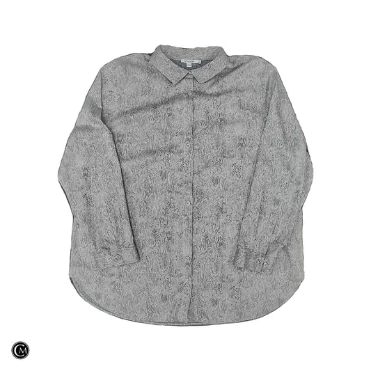 Top Ls By Chicos In Grey, Size: 1x image 1