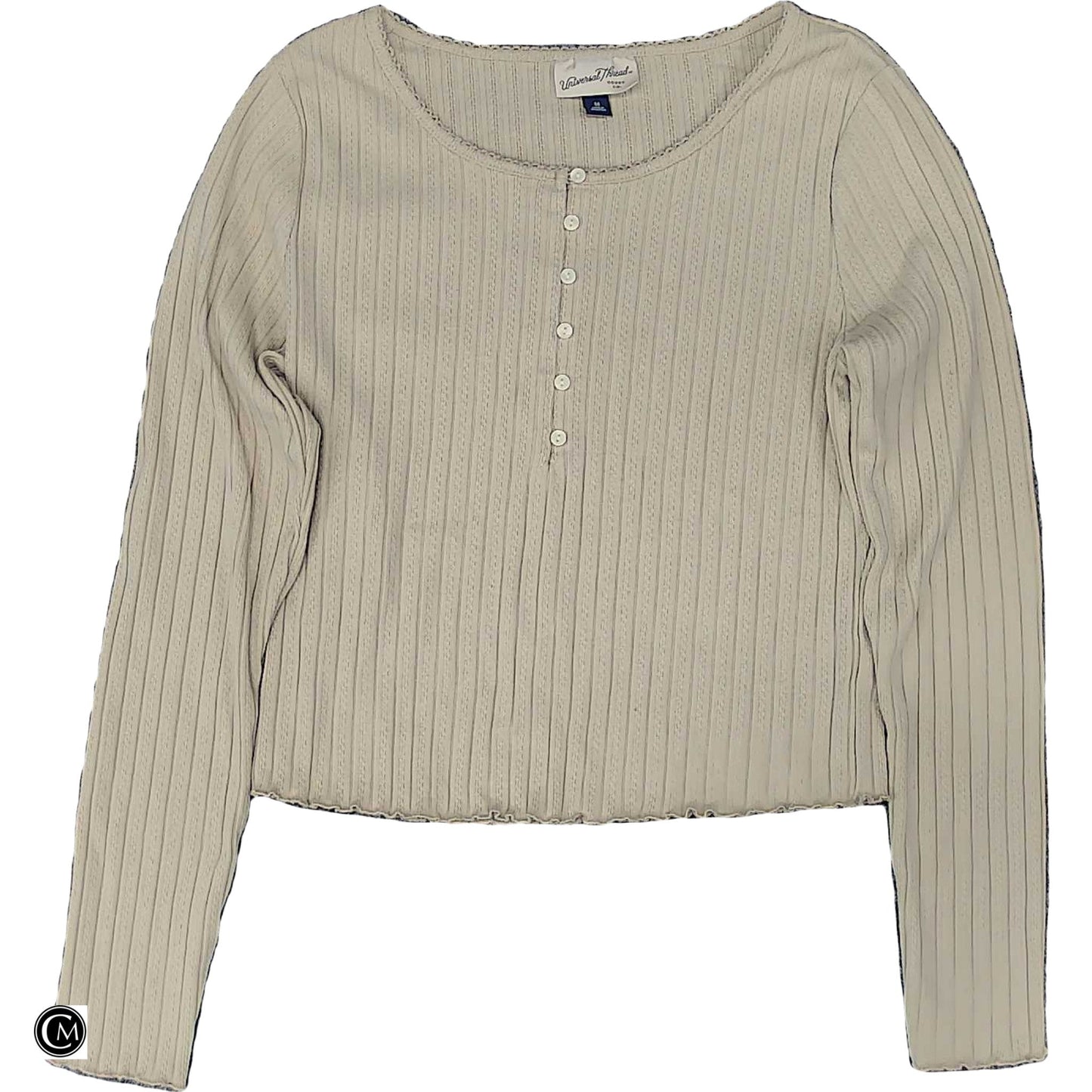 Top Ls By Universal Thread In Tan, Size: M