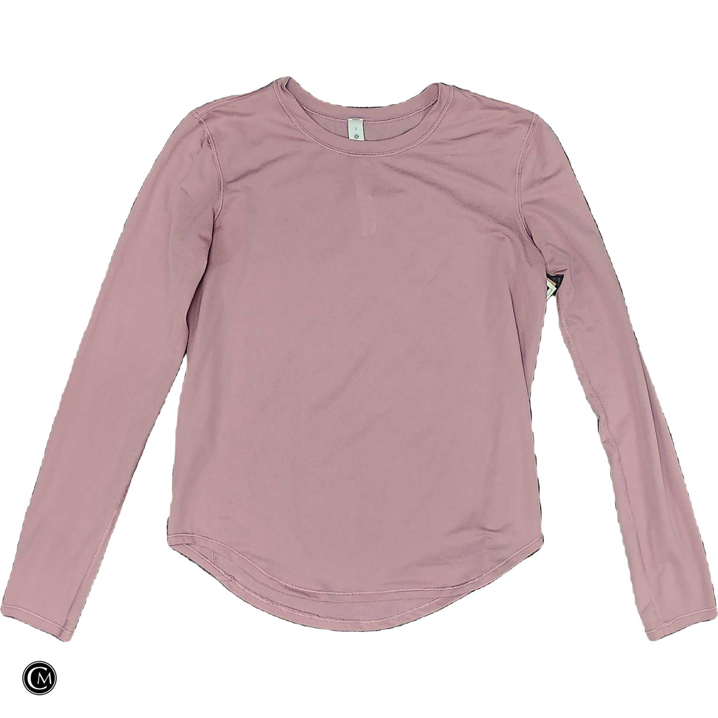 Athletic Top Ls Crewneck By Lululemon In Pink, Size: Xs