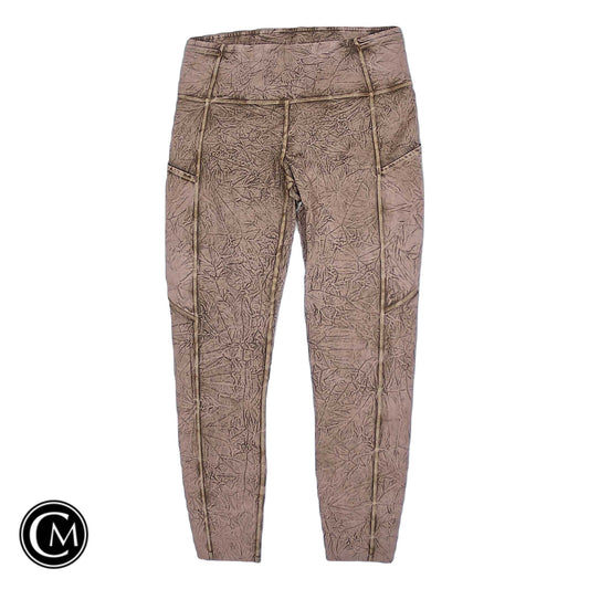 Athletic Leggings By Lululemon In Brown, Size: 8