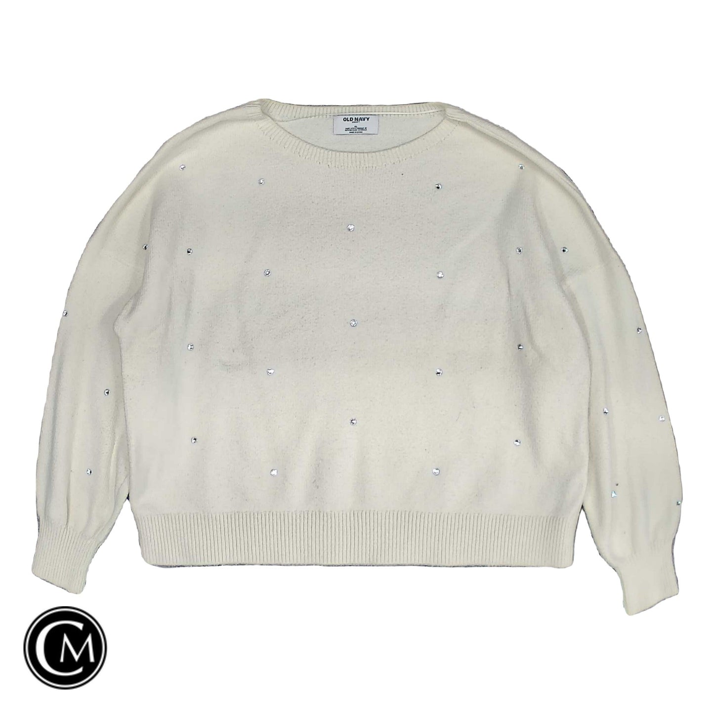 Sweater By Old Navy In Cream, Size: Xl