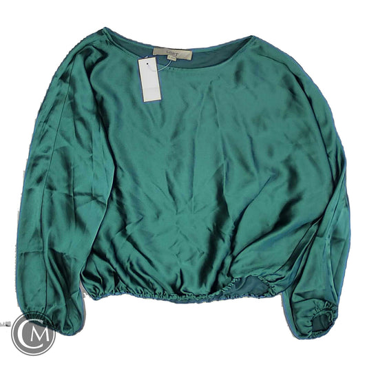Blouse Ls By Loft In Green, Size: M