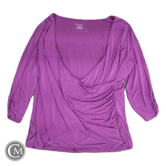 Top Ls By Lane Bryant In Purple, Size: 26