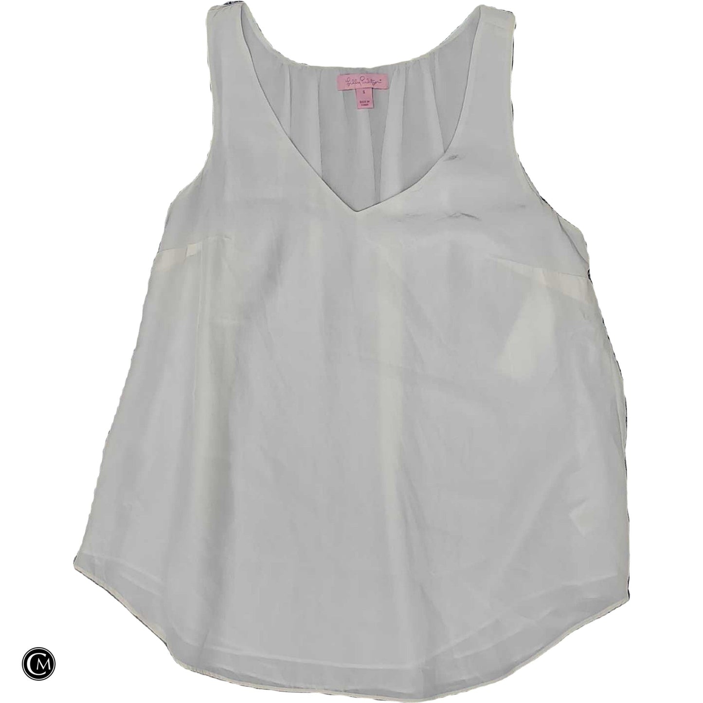 Blouse Designer By Lilly Pulitzer In White, Size: S