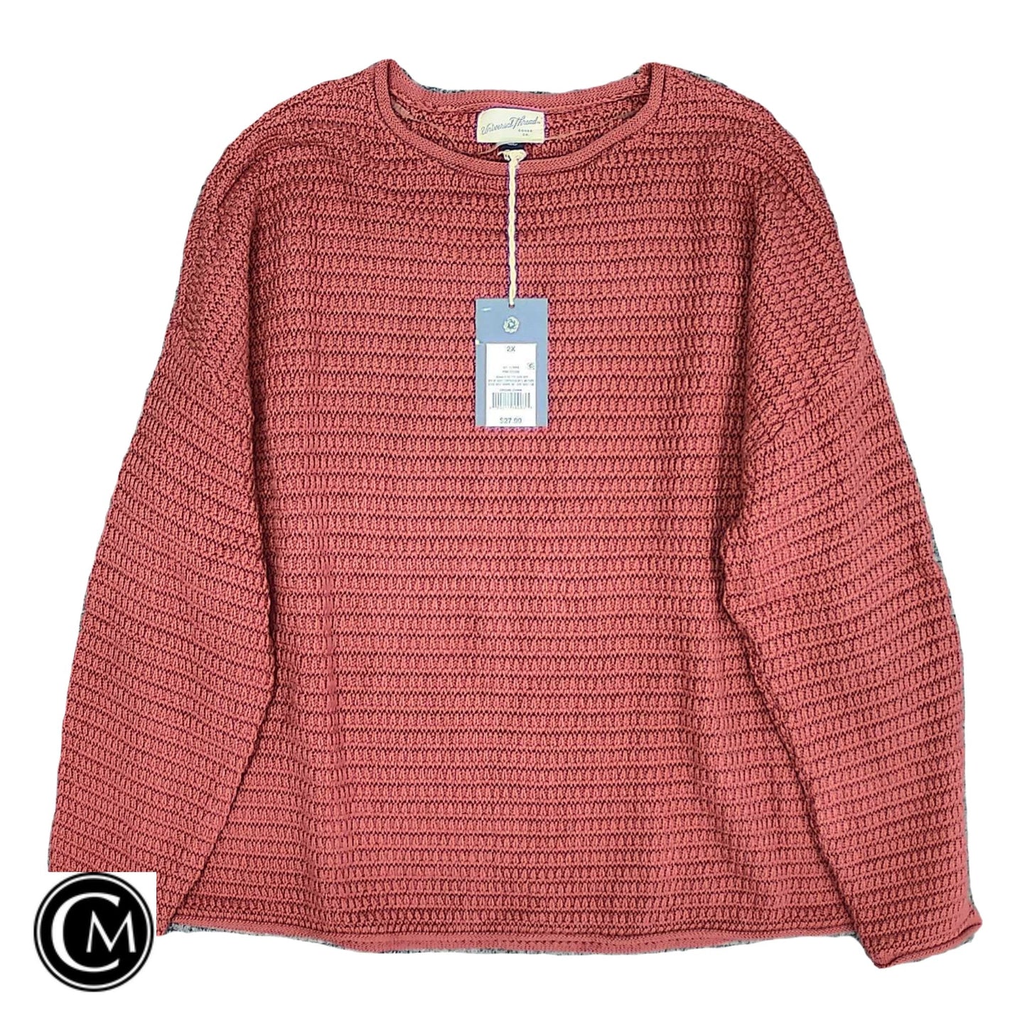Sweater By Universal Thread In Orange, Size: 2x