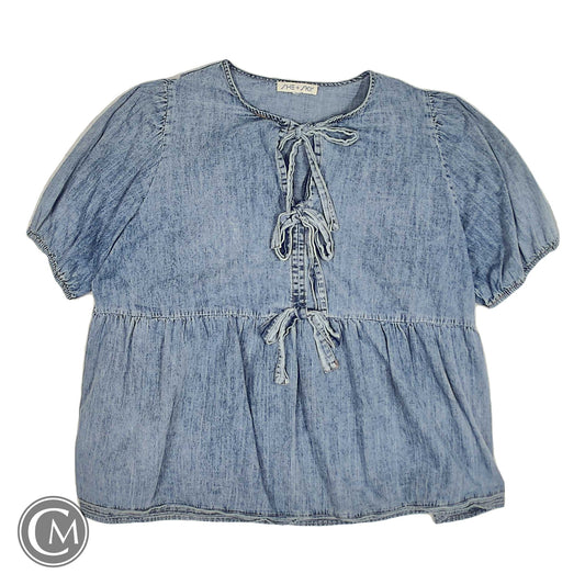 Tunic Ss By She + Sky In Blue, Size: 1x image 1