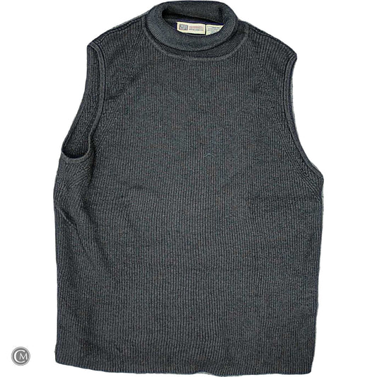 Vest Sweater By Faded Glory In Black, Size: Xl