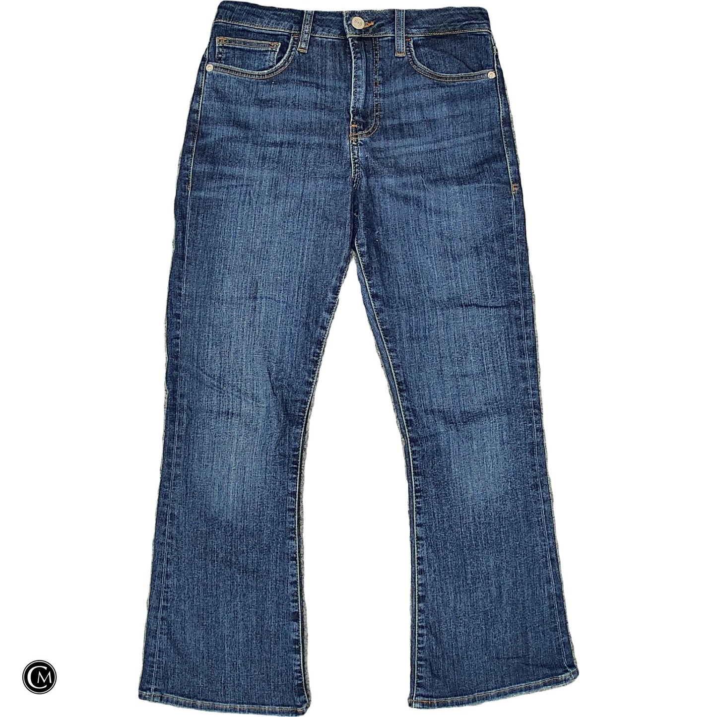 Jeans Boot Cut By Frame In Blue Denim, Size: 4