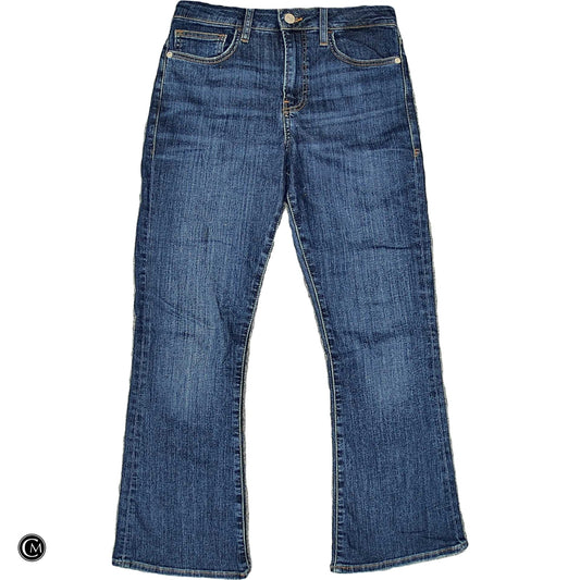 Jeans Boot Cut By Frame In Blue Denim, Size: 4