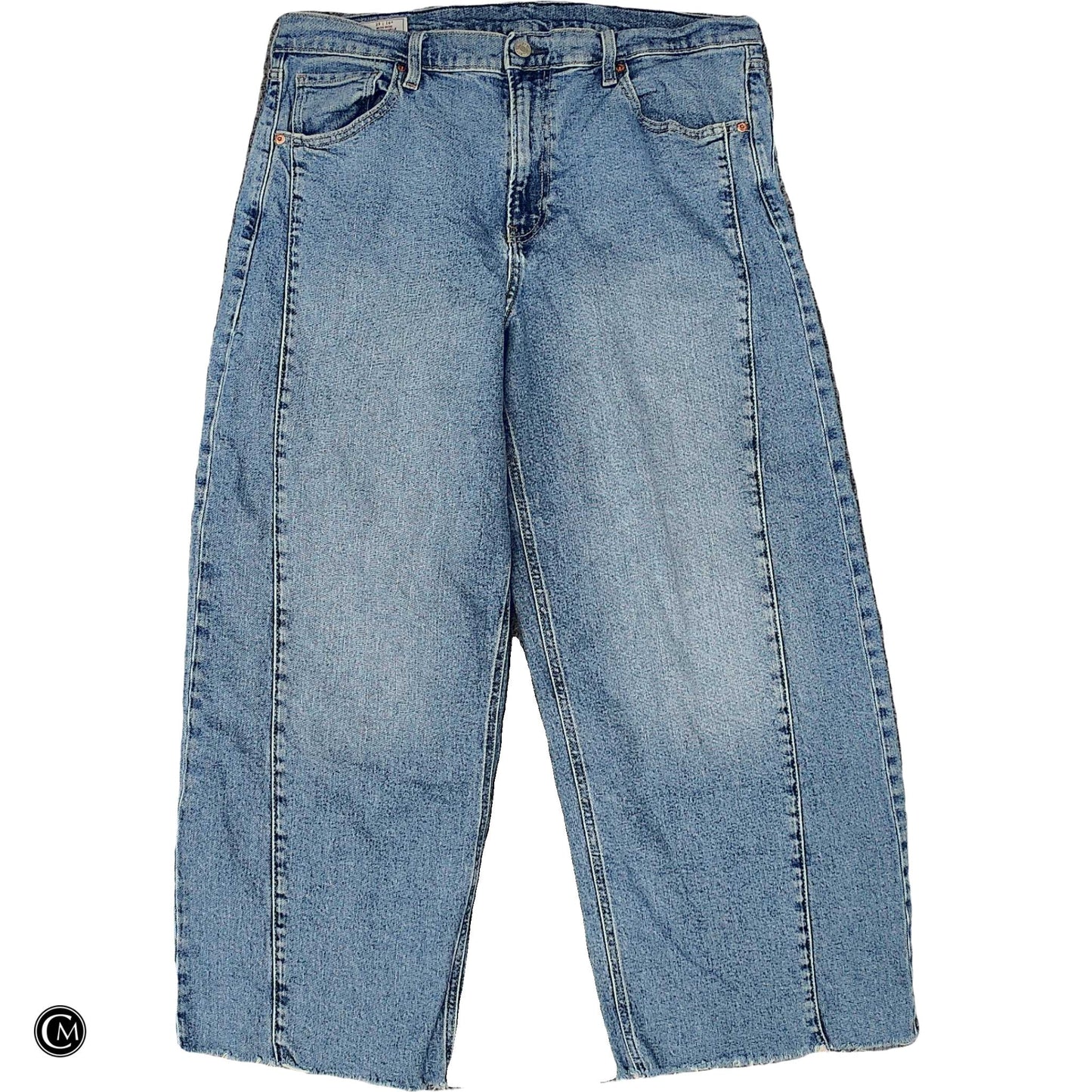 Jeans Wide Leg By Gap In Blue Denim, Size: 16 image 1