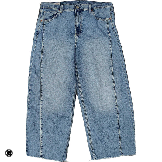 Jeans Wide Leg By Gap In Blue Denim, Size: 16 image 1