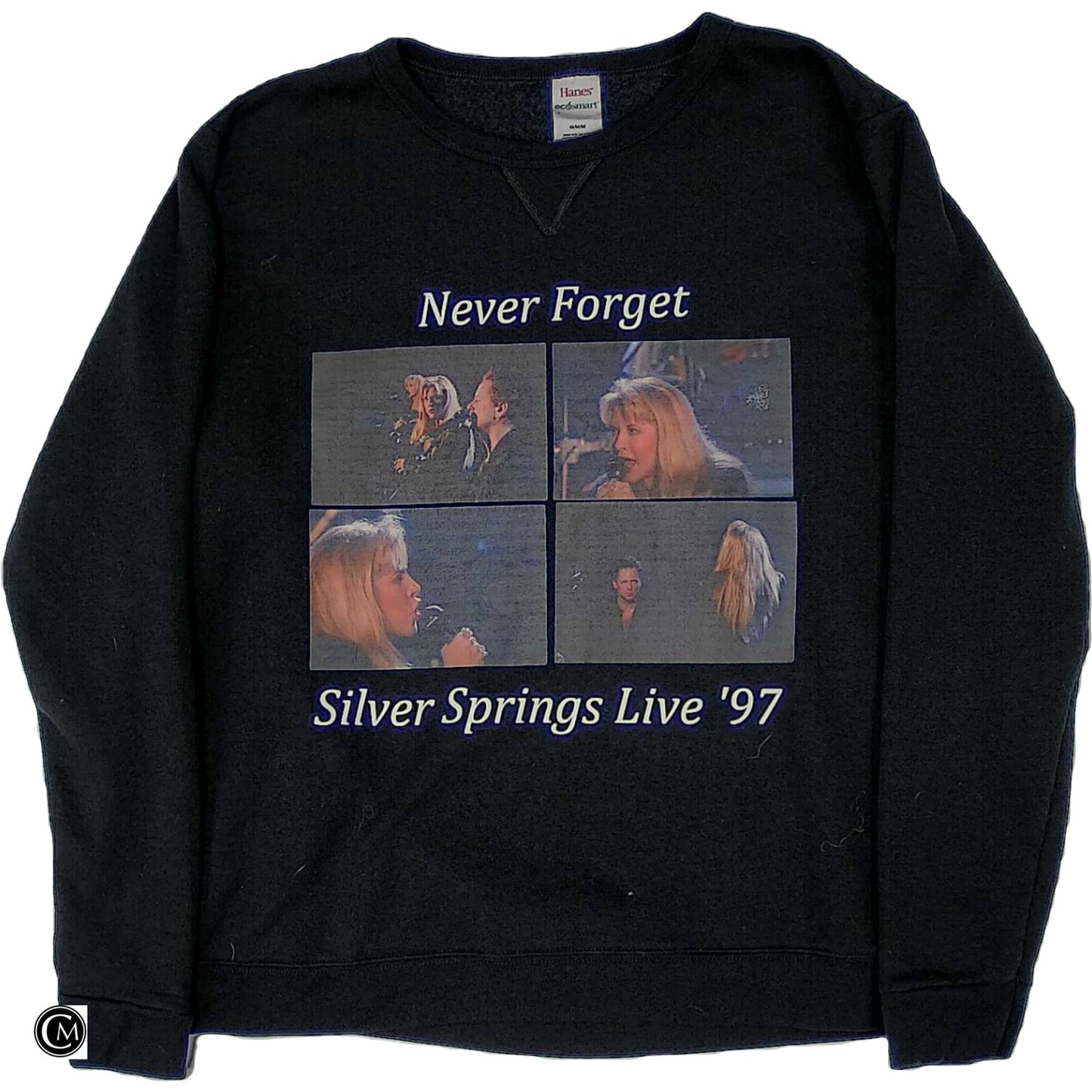 Sweatshirt Crewneck By Hanes In Black, Size: M