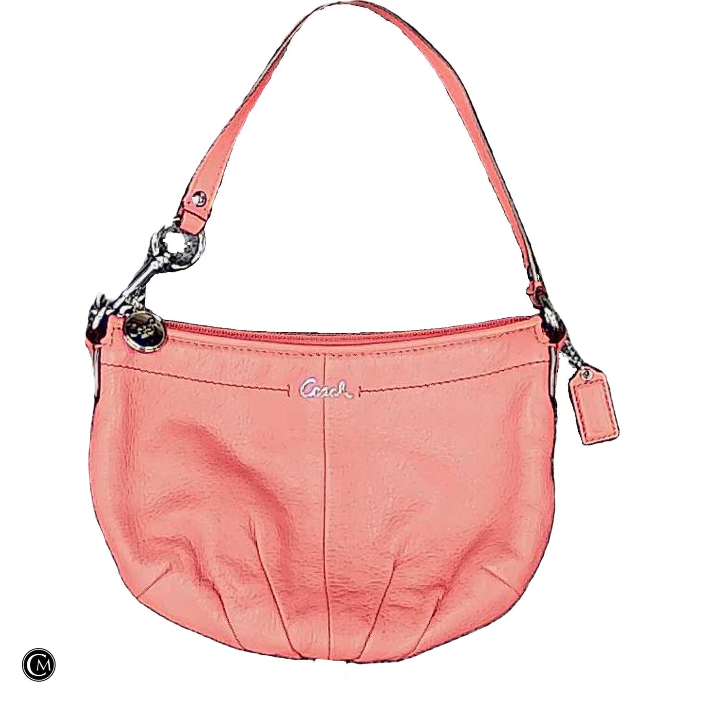 Handbag Designer By Coach In Pink, Size: Small