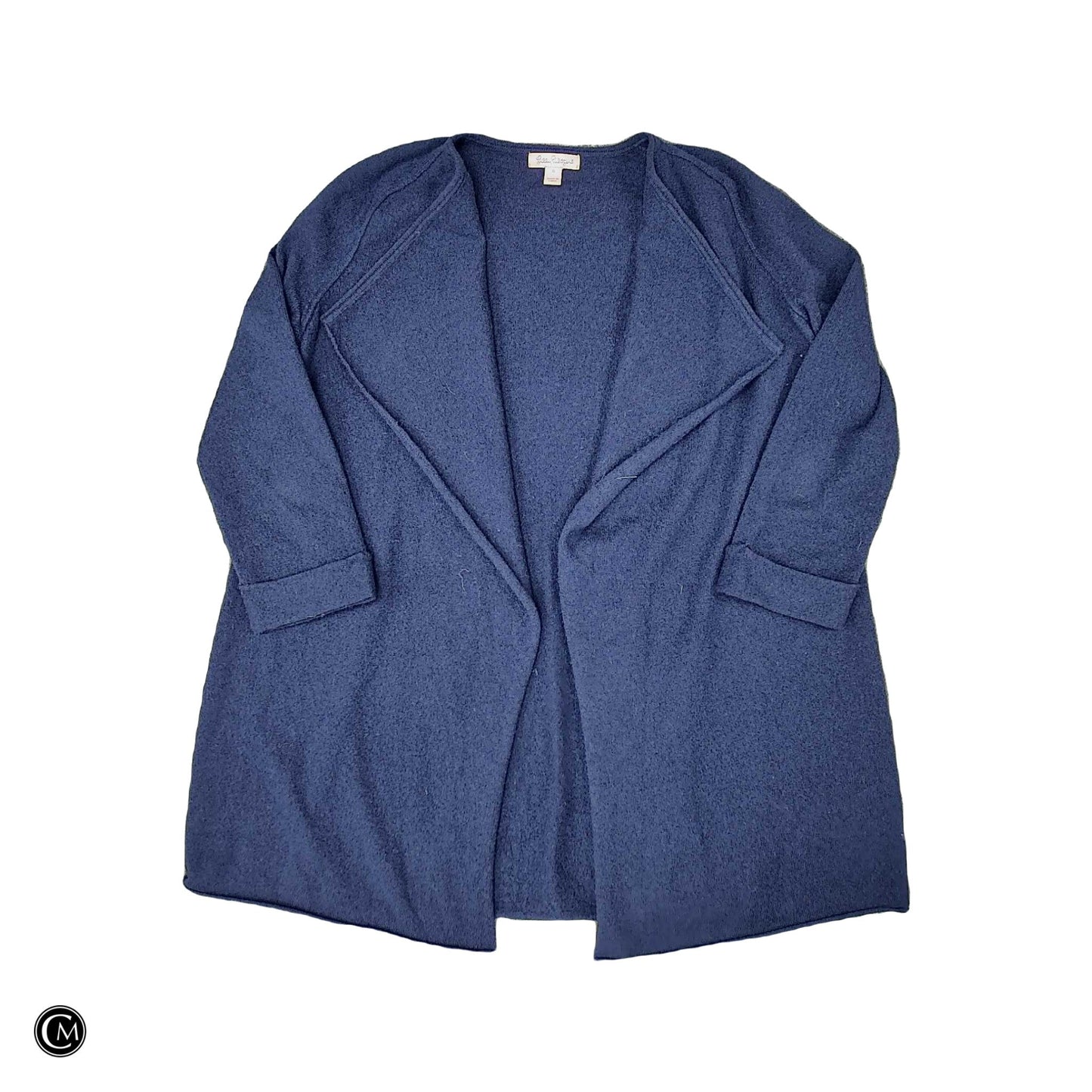 Sweater Cardigan Designer By Lilly Pulitzer In Navy, Size: S image 1