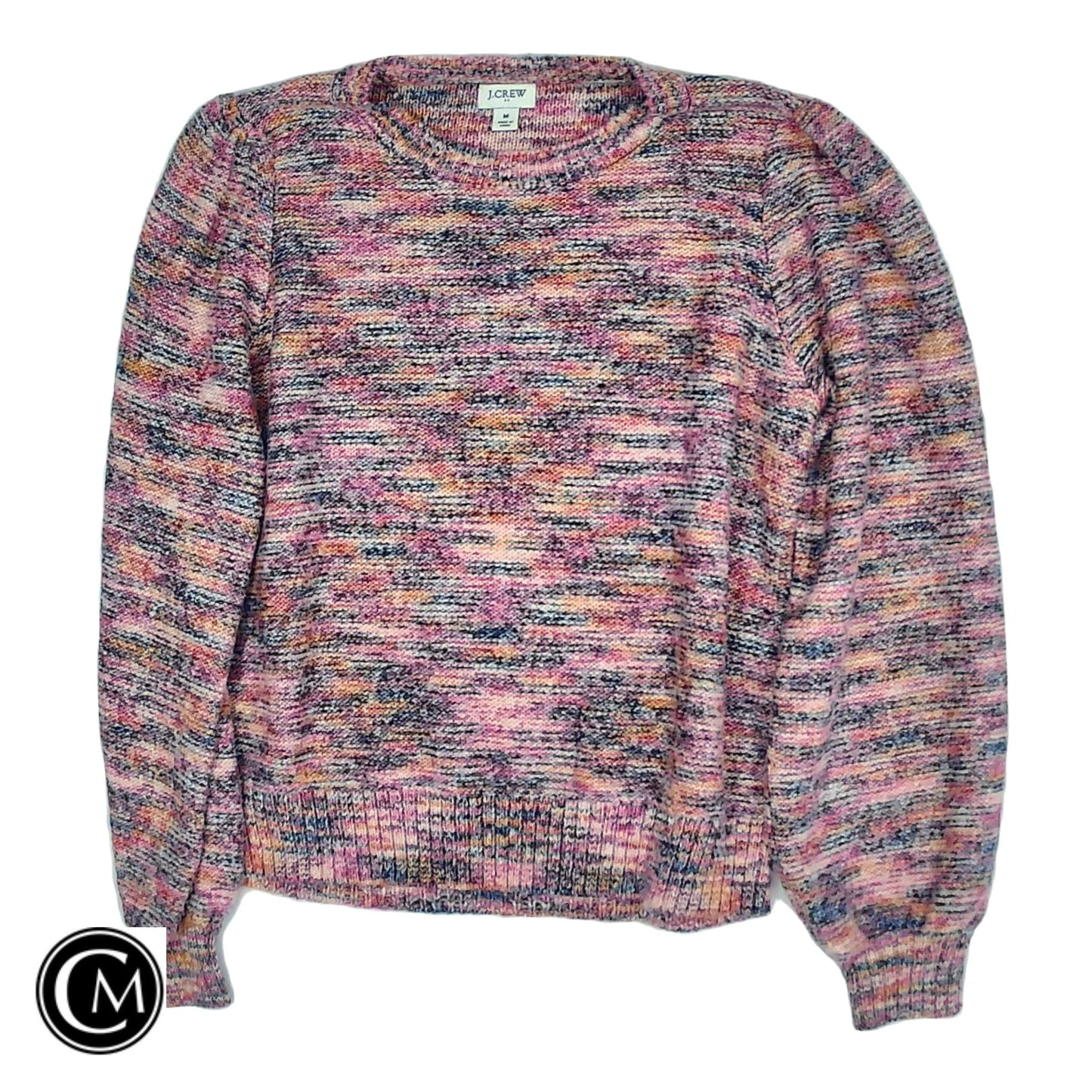 Sweater By J. Crew In Blue & Pink, Size: M