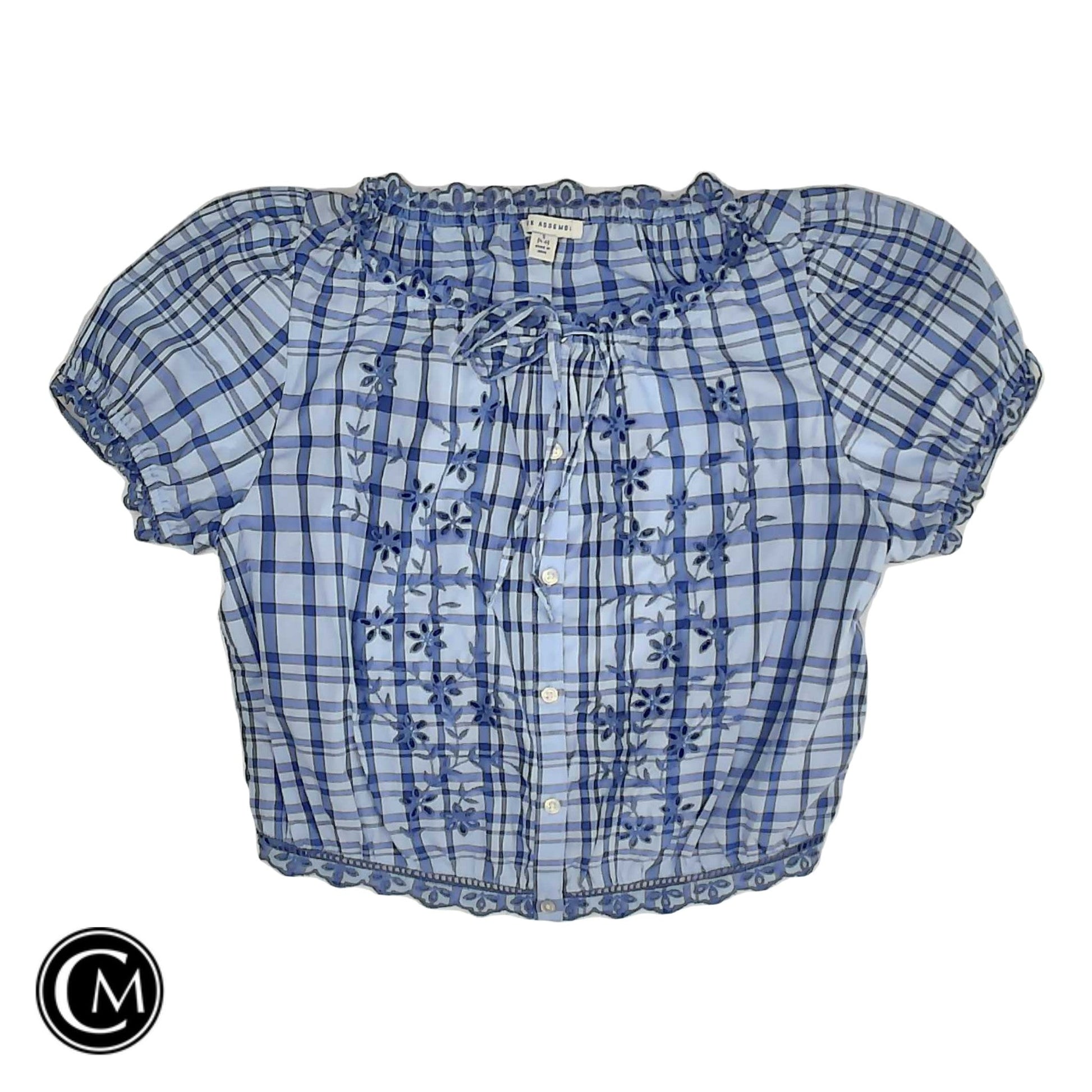 Top Ss By Free Assembly In Blue, Size: S image 1