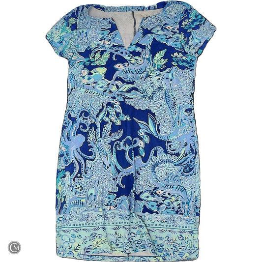 Dress Designer By Lilly Pulitzer In Blue & White, Size: S