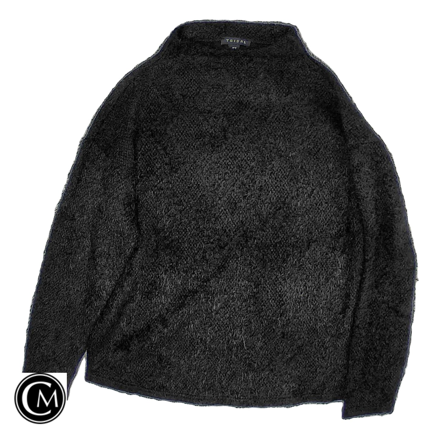 Sweater By Tribal In Black, Size: M