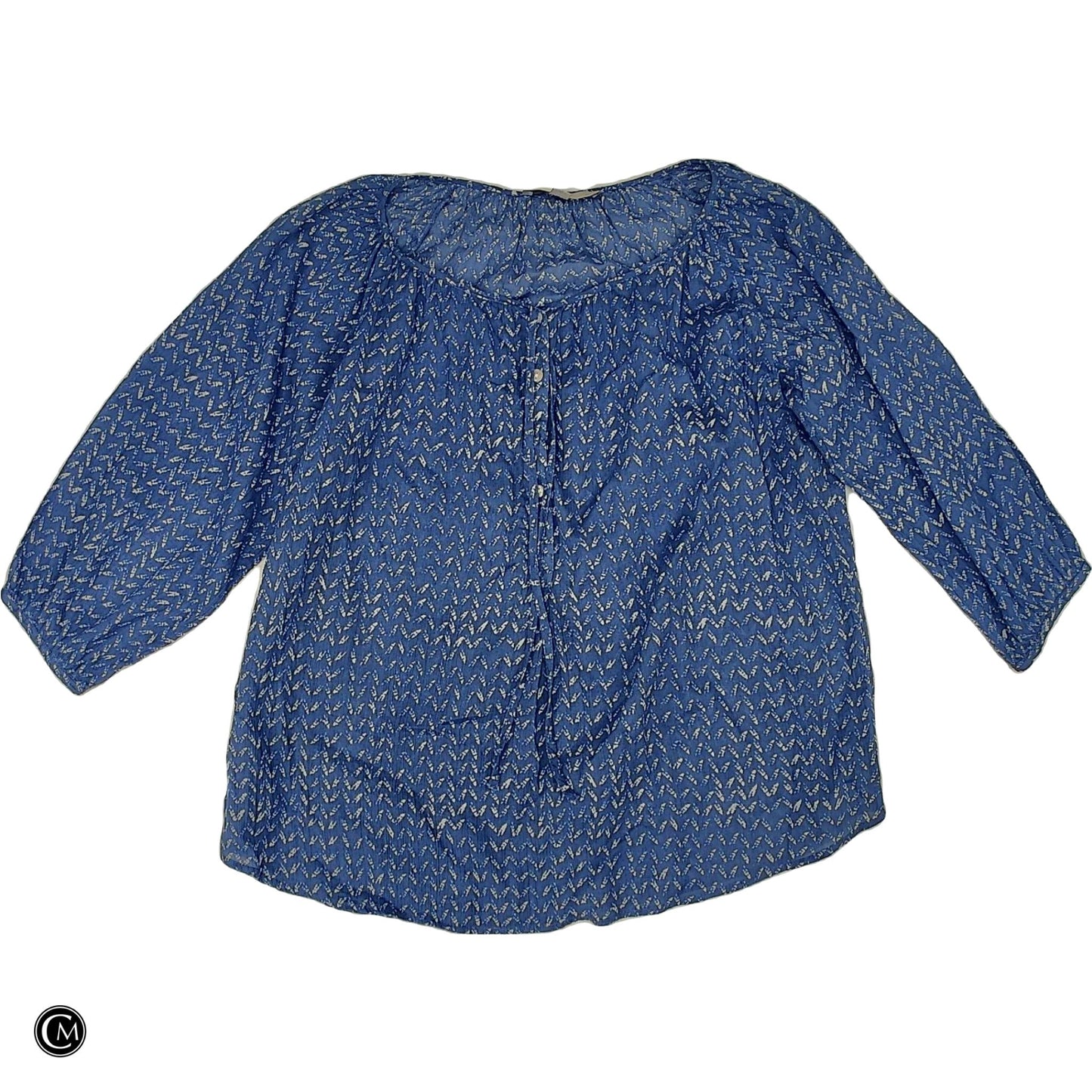 Top Ls By Loft In Blue & White, Size: Sp