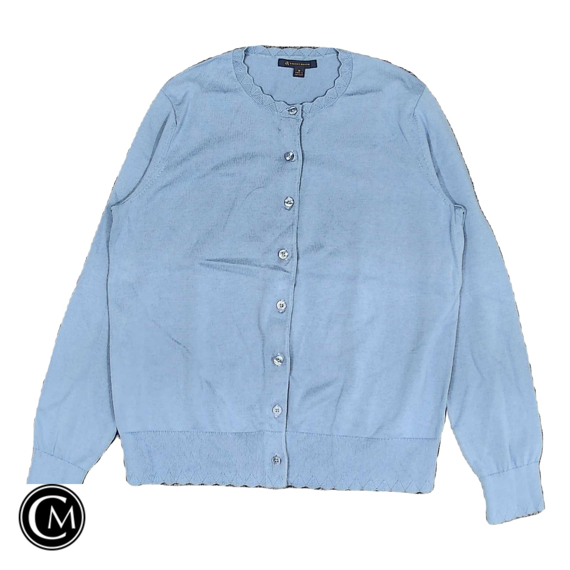 Cardigan By Brooks Brothers In Blue, Size: M image 1
