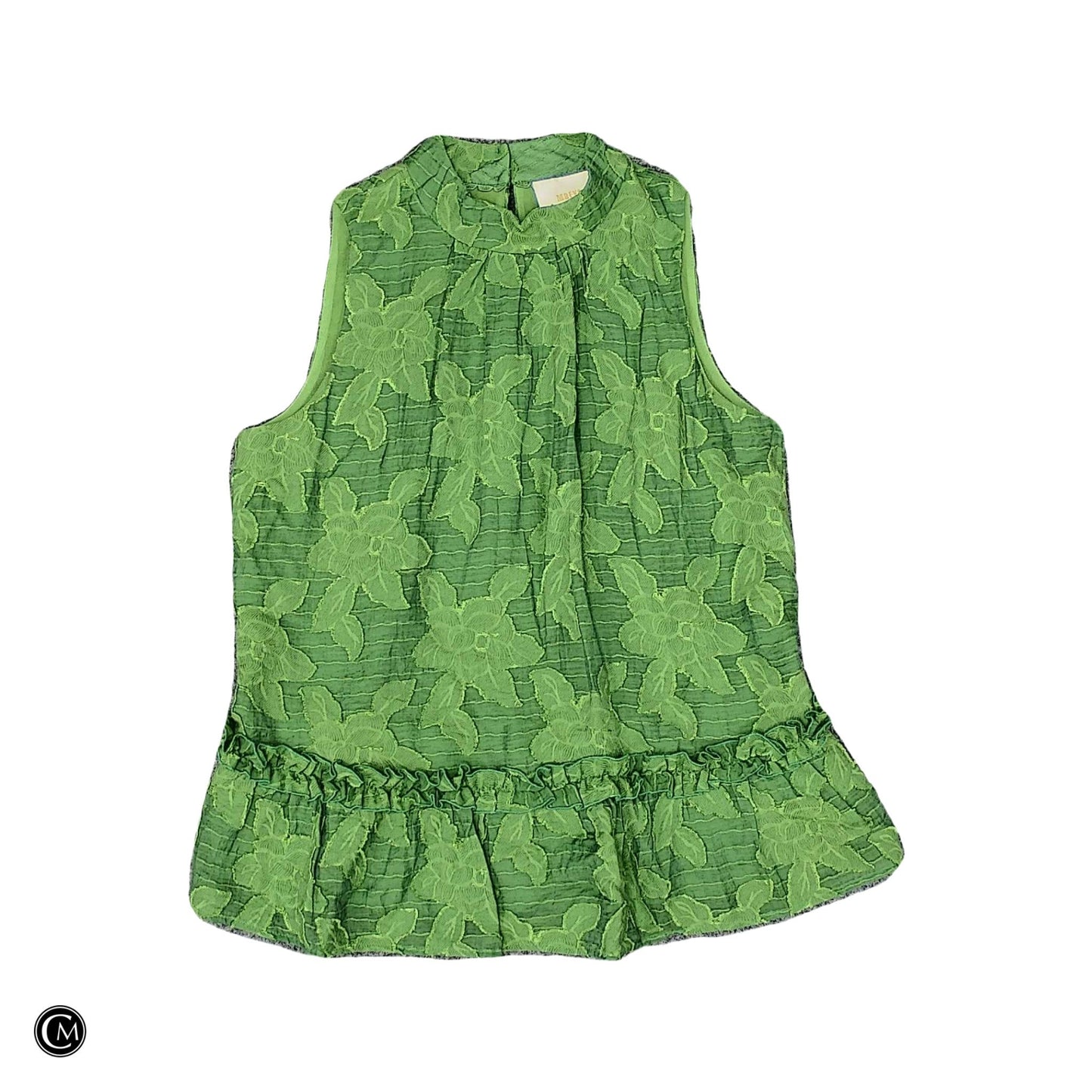 Top Sleeveless By Maeve In Green, Size: Xs