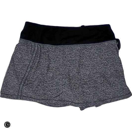 Athletic Skort By Lululemon In Grey, Size: S