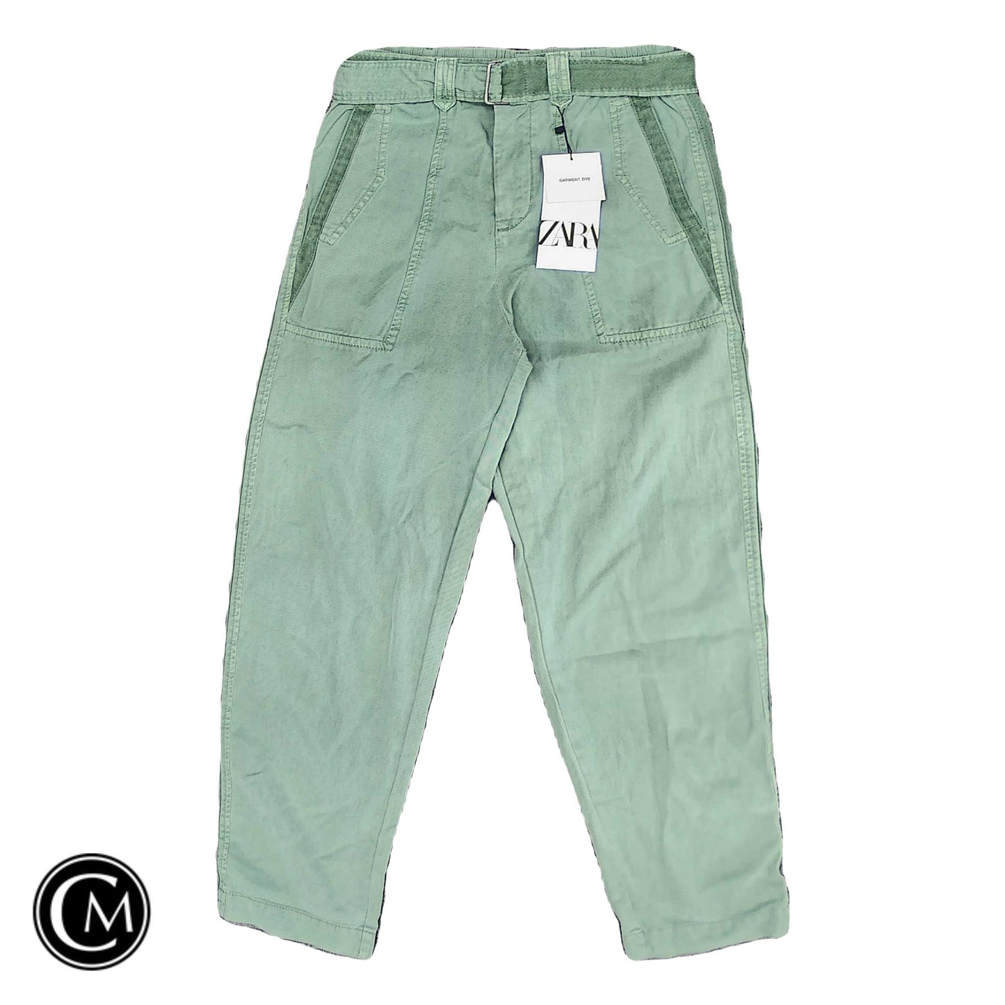 Pants Chinos & Khakis By Zara In Green, Size: Xs
