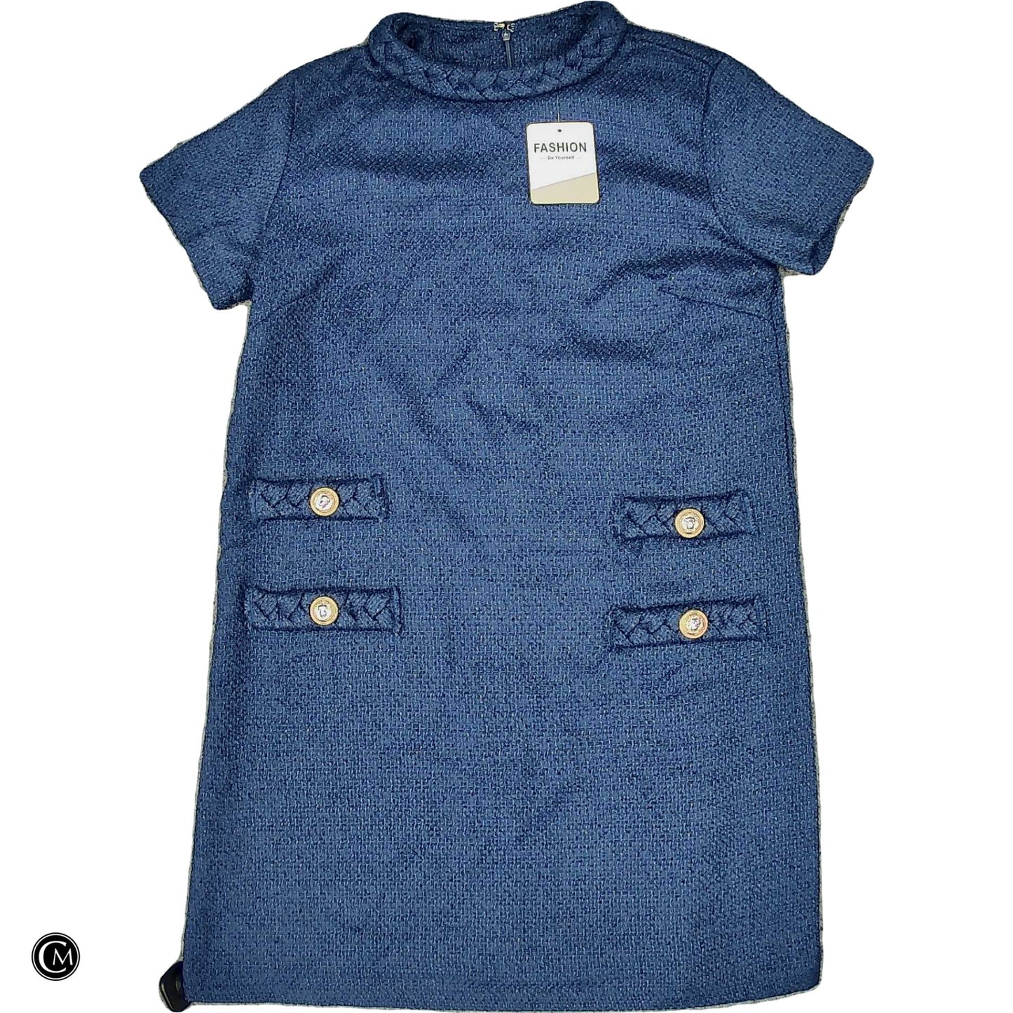 Dress Work By Clothes Mentor In Blue, Size: S