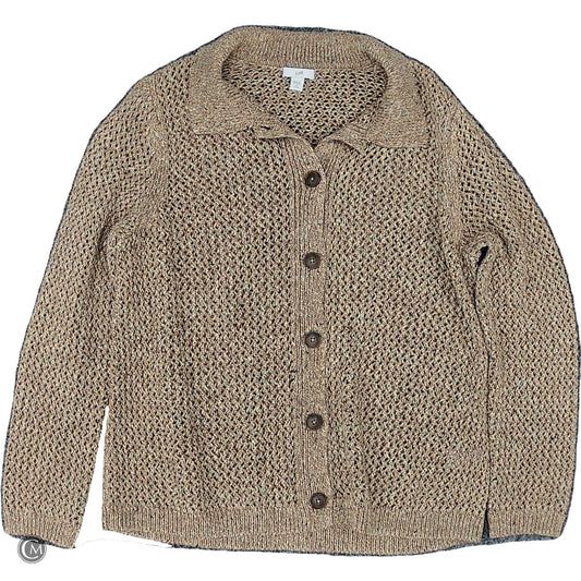 Sweater Cardigan By J. Jill In Brown, Size: Sp