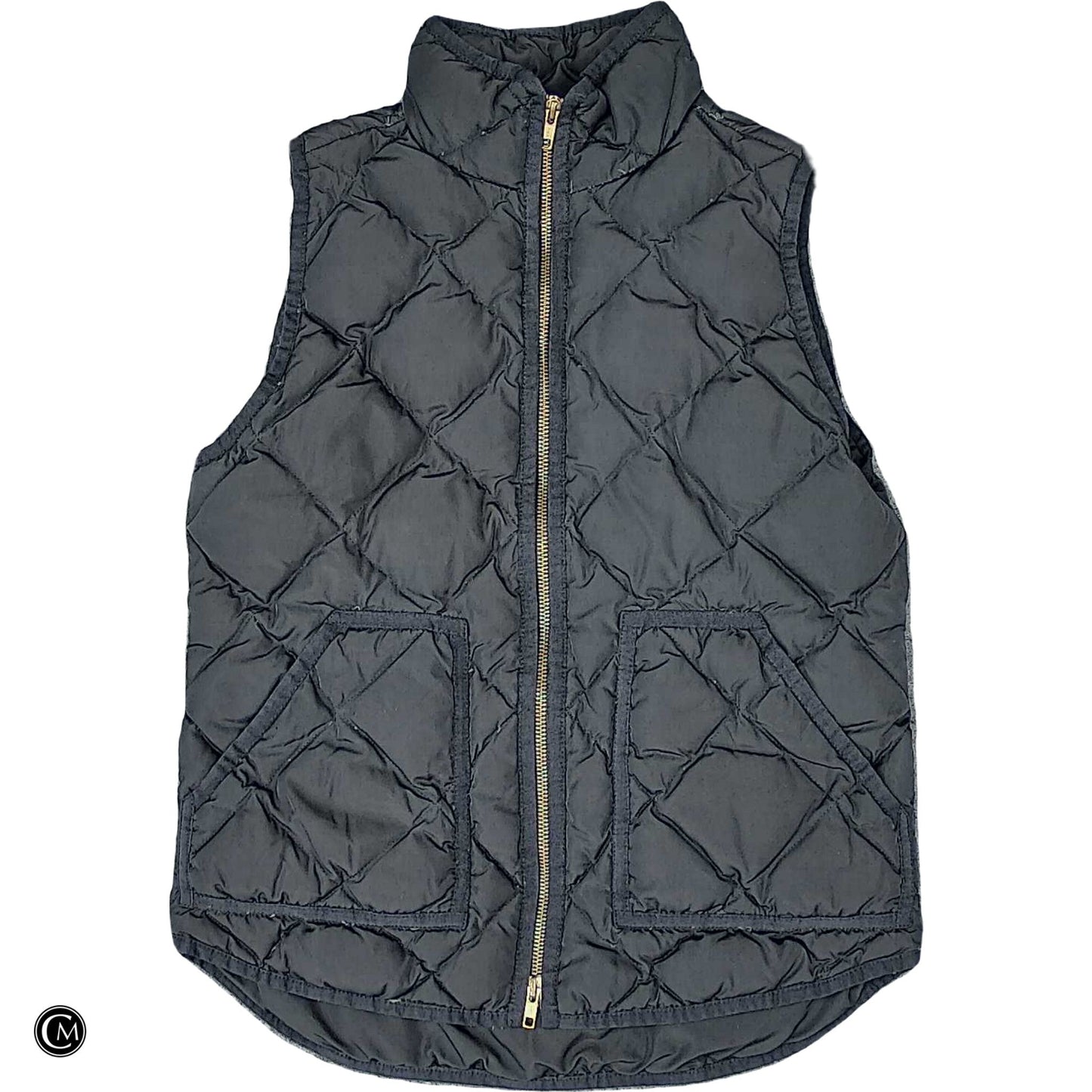Vest Puffer & Quilted By J. Crew In Black, Size: Xs image 1
