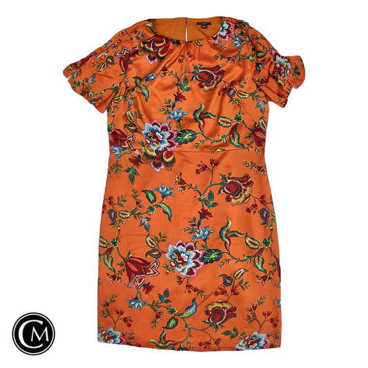 Dress Casual Short By Ann Taylor In Orange, Size: 8p