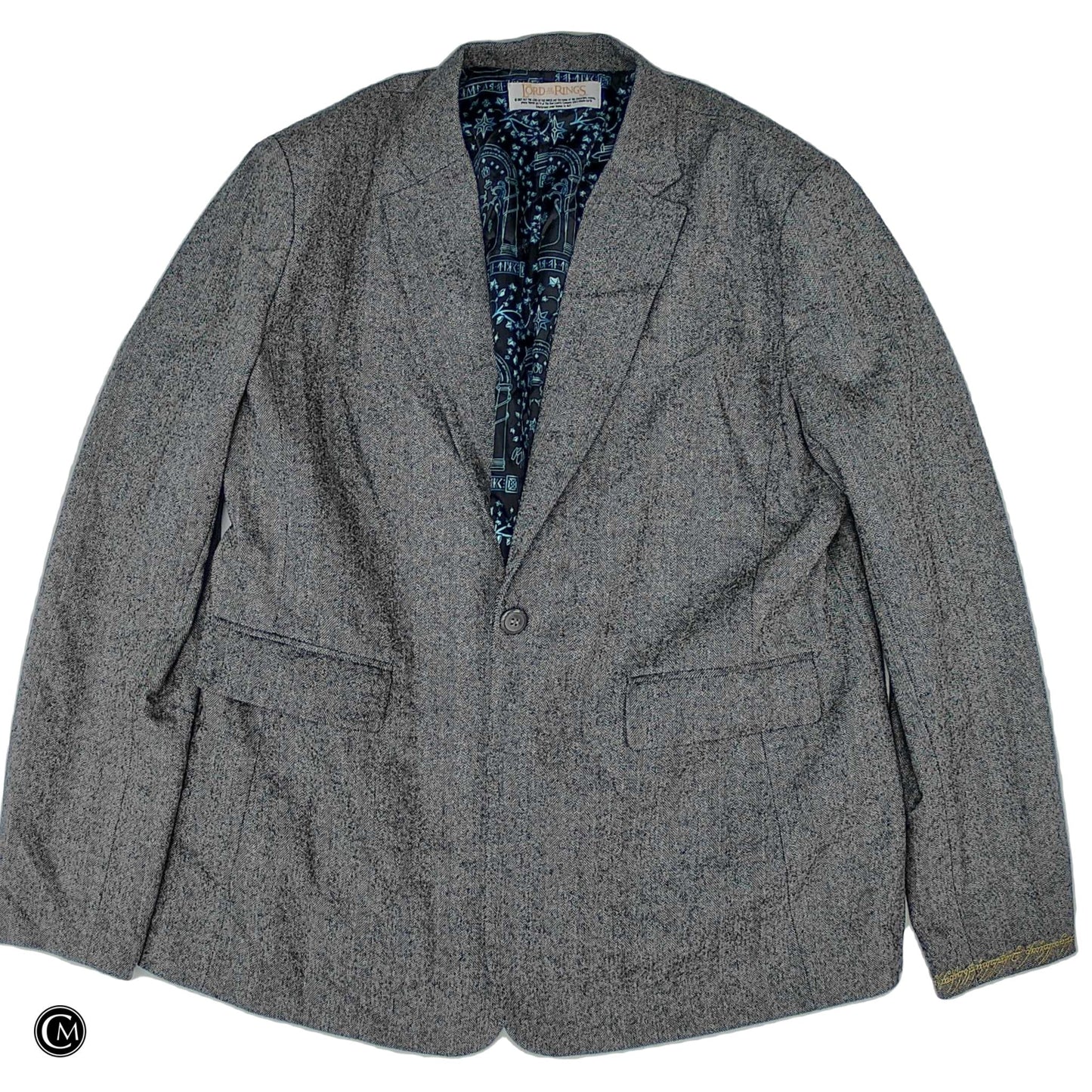 Blazer By Clothes Mentor In Grey, Size: 3x