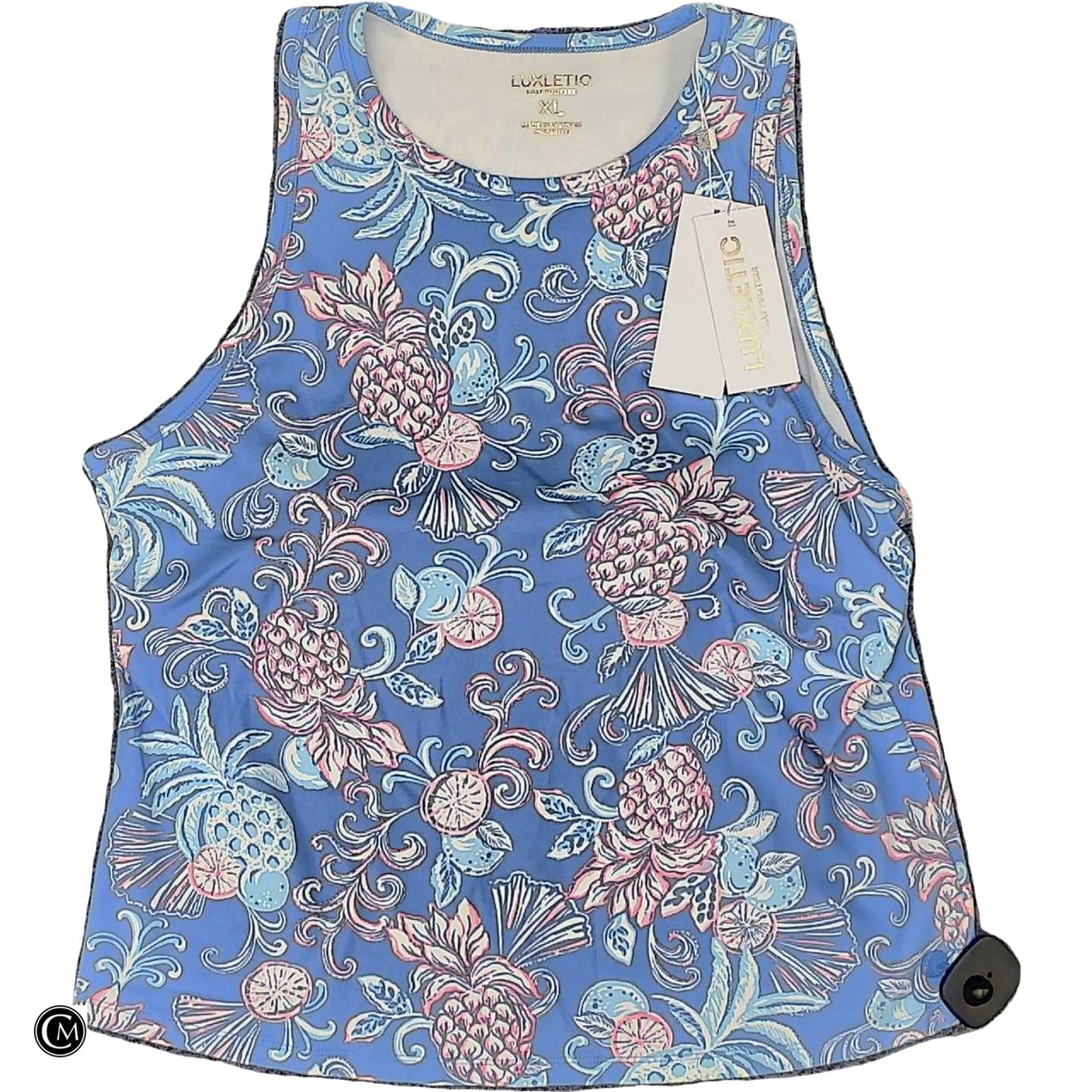 Tank Top Designer By Lilly Pulitzer In Blue, Size: Xl image 1