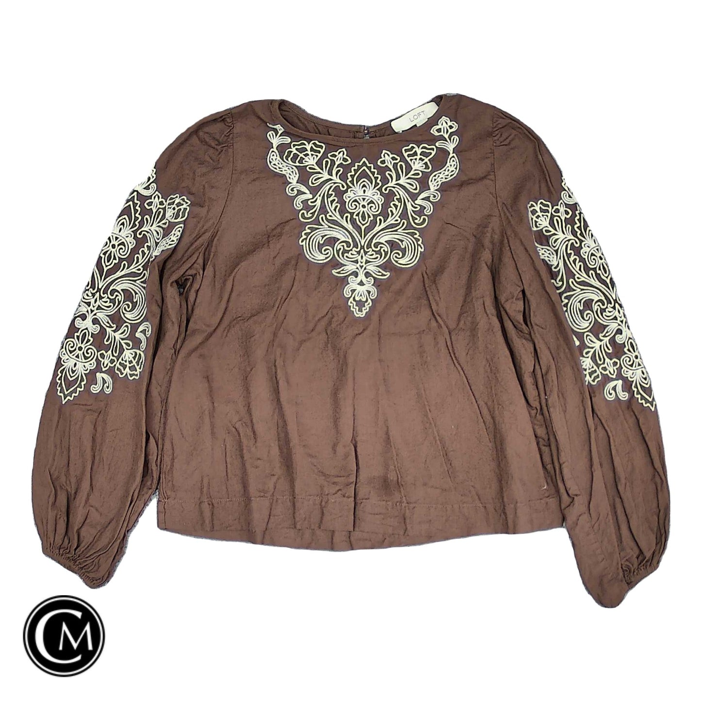 Top Ls By Loft In Brown, Size: Xs