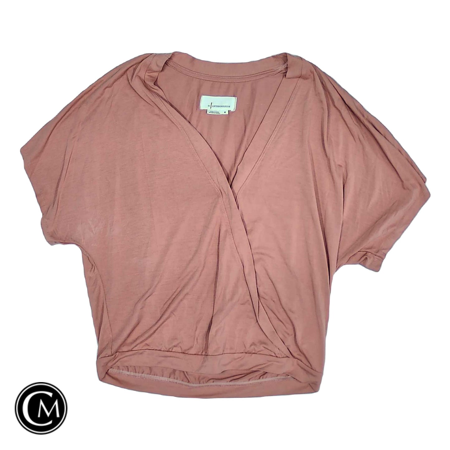 Top Ss By Anthropologie In Pink, Size: M