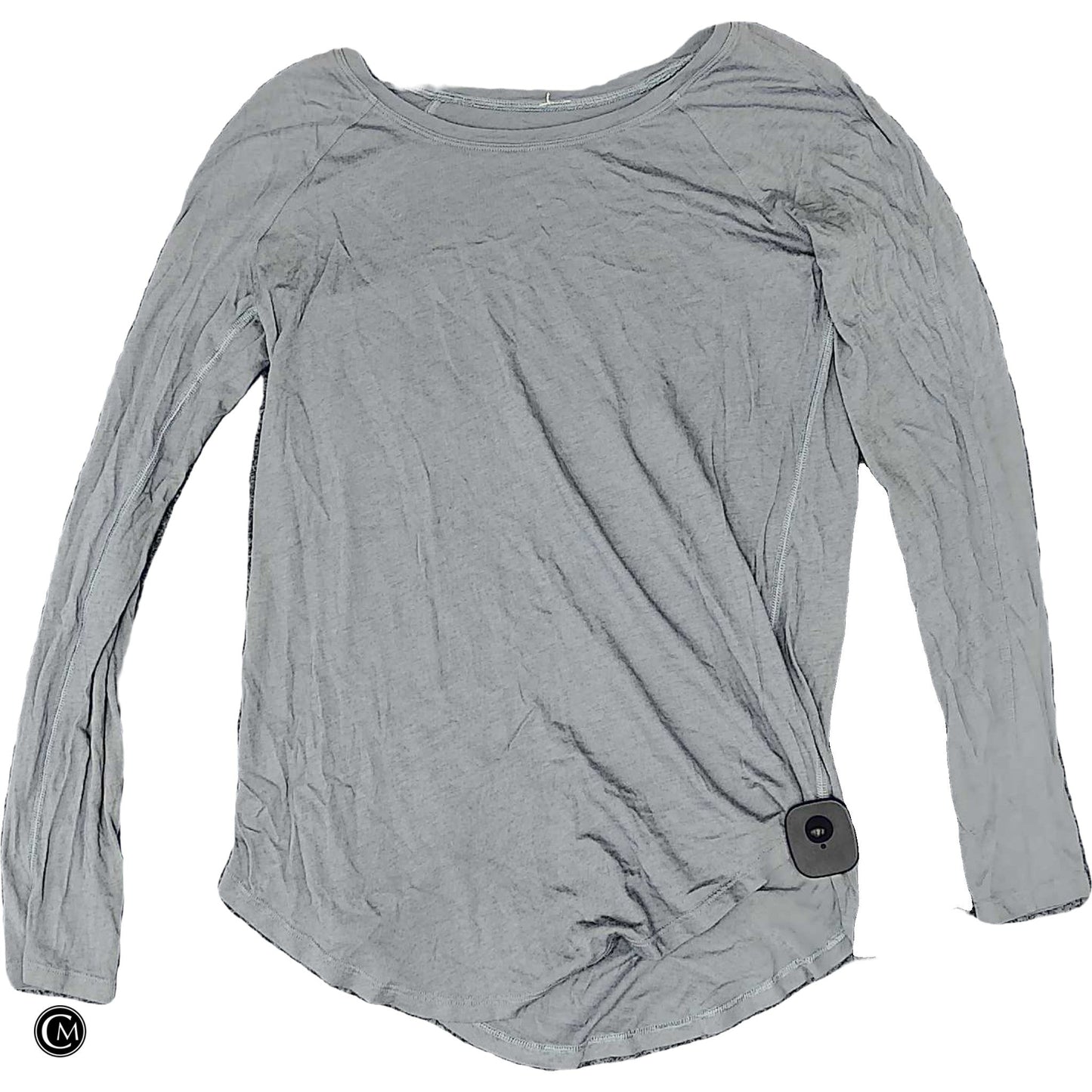 Athletic Top Ls Crewneck By Lululemon In Grey, Size: S image 1