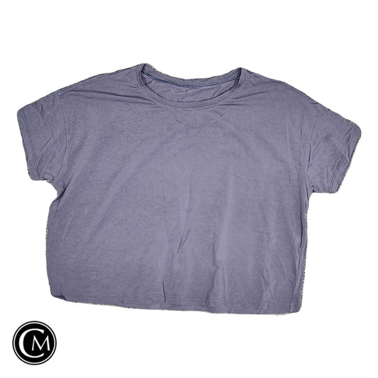 Athletic Top Ss By Lululemon In Purple, Size: M
