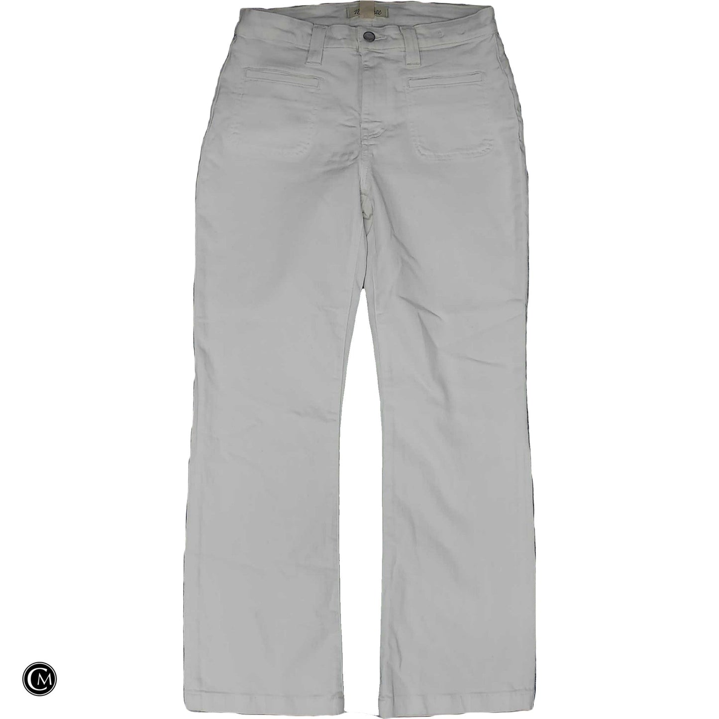 Jeans Boot Cut By Madewell In White Denim, Size: 6