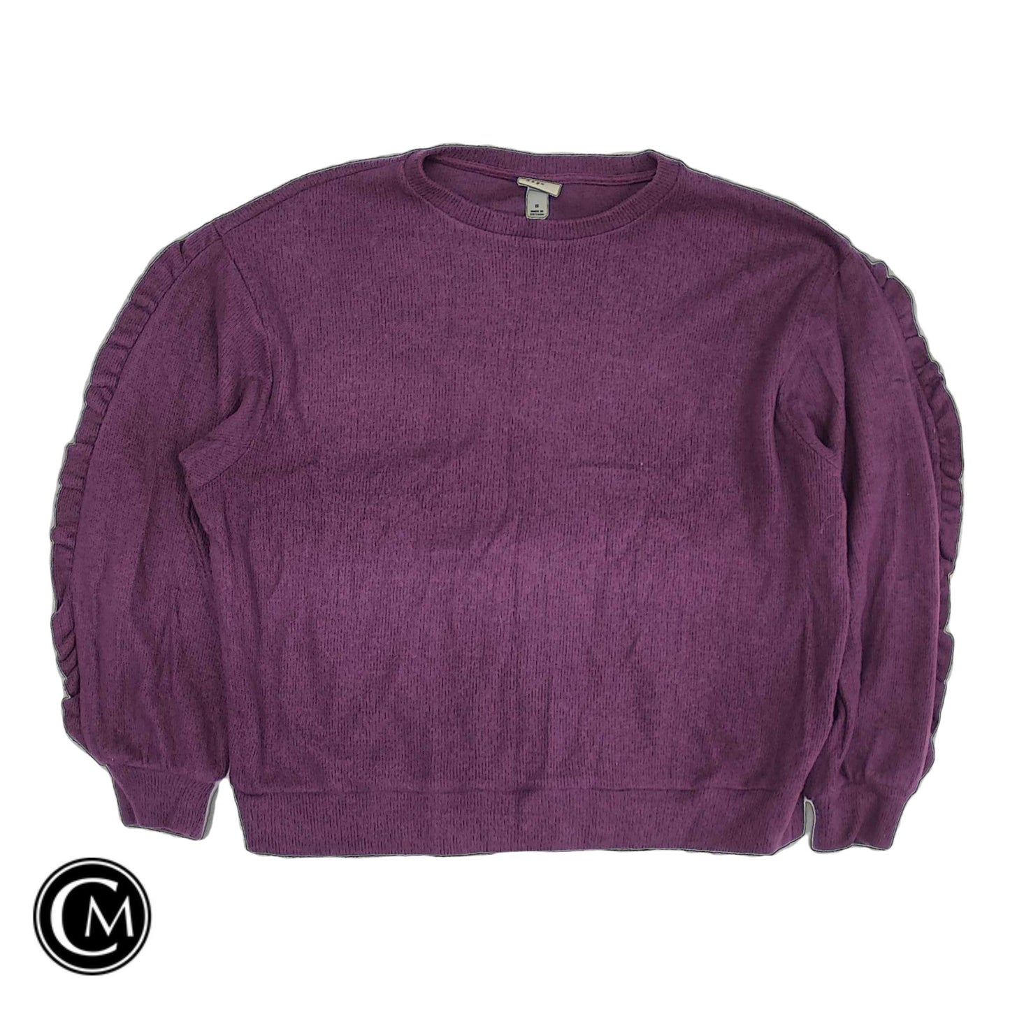 Sweater By A New Day In Purple, Size: S image 1