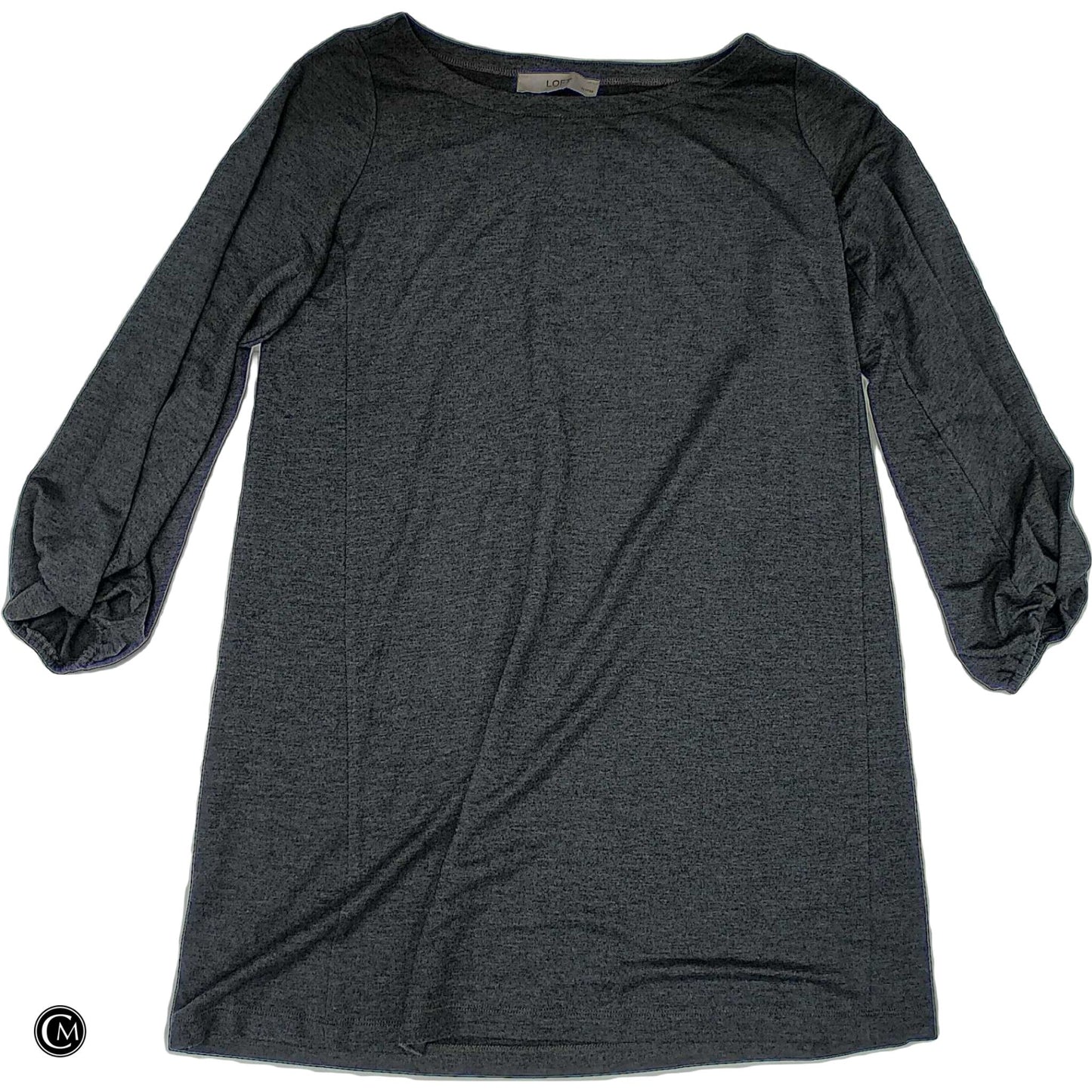 Tunic Ls By Loft In Grey, Size: Mp