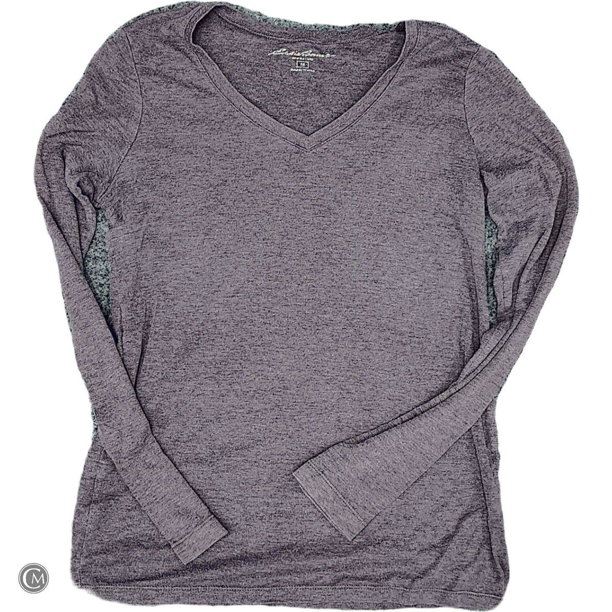 Top Ls Basic By Eddie Bauer In Purple, Size: M