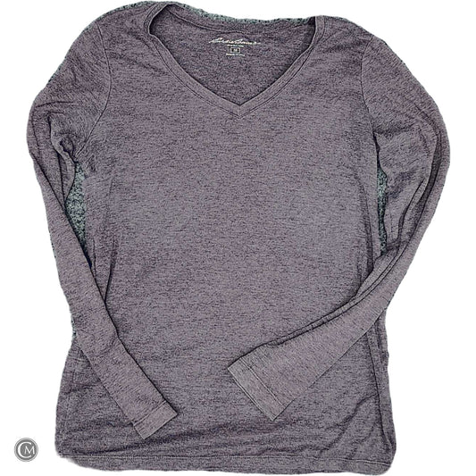 Top Ls Basic By Eddie Bauer In Purple, Size: M