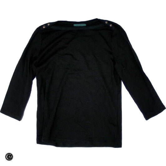 Top Ls By Lauren By Ralph Lauren In Black, Size: M