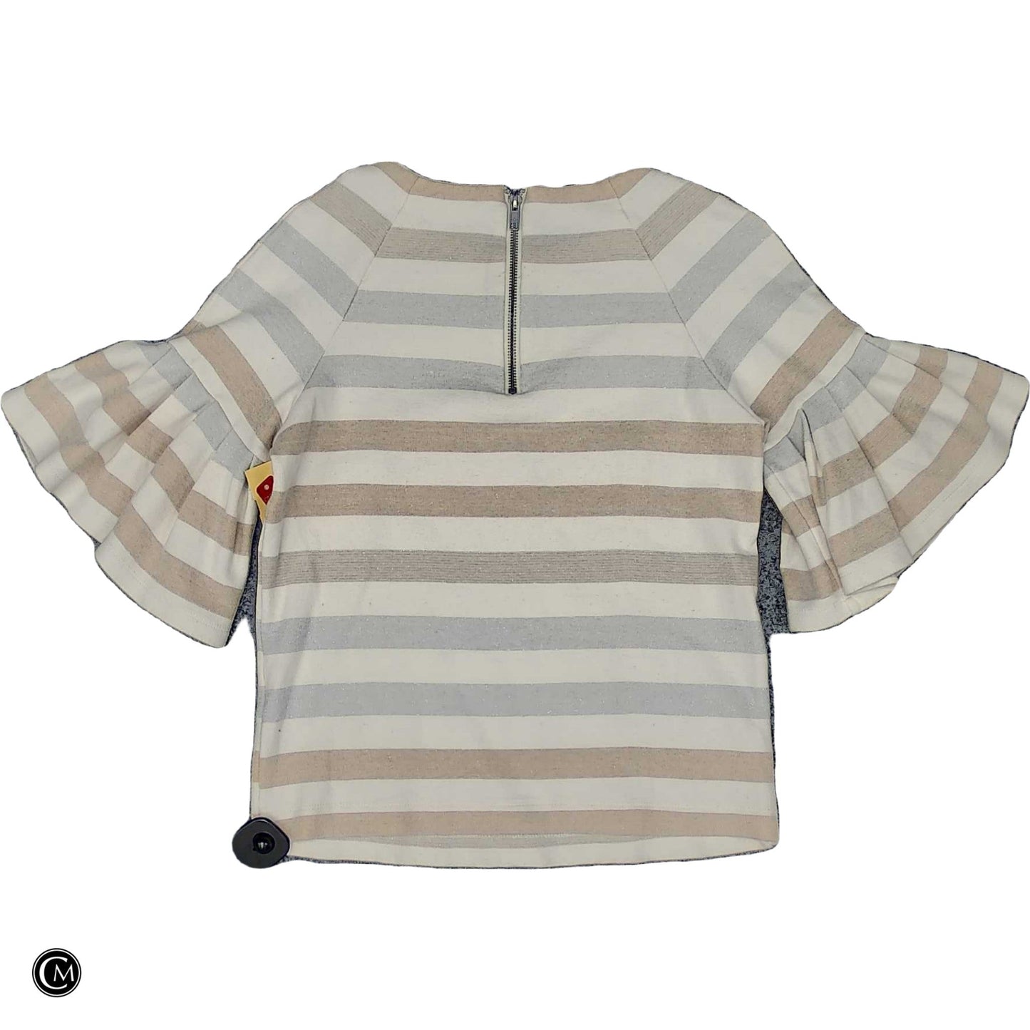 Top Ss By Maeve In Brown & Cream, Size: Xs