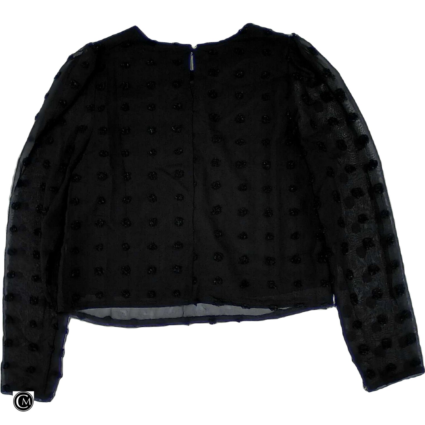 Blouse Ls By She + Sky In Black, Size: S