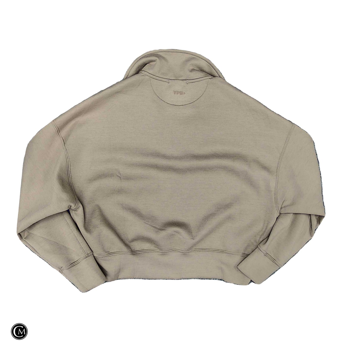 Athletic Sweatshirt Collar By Ypb In Brown, Size: Xs