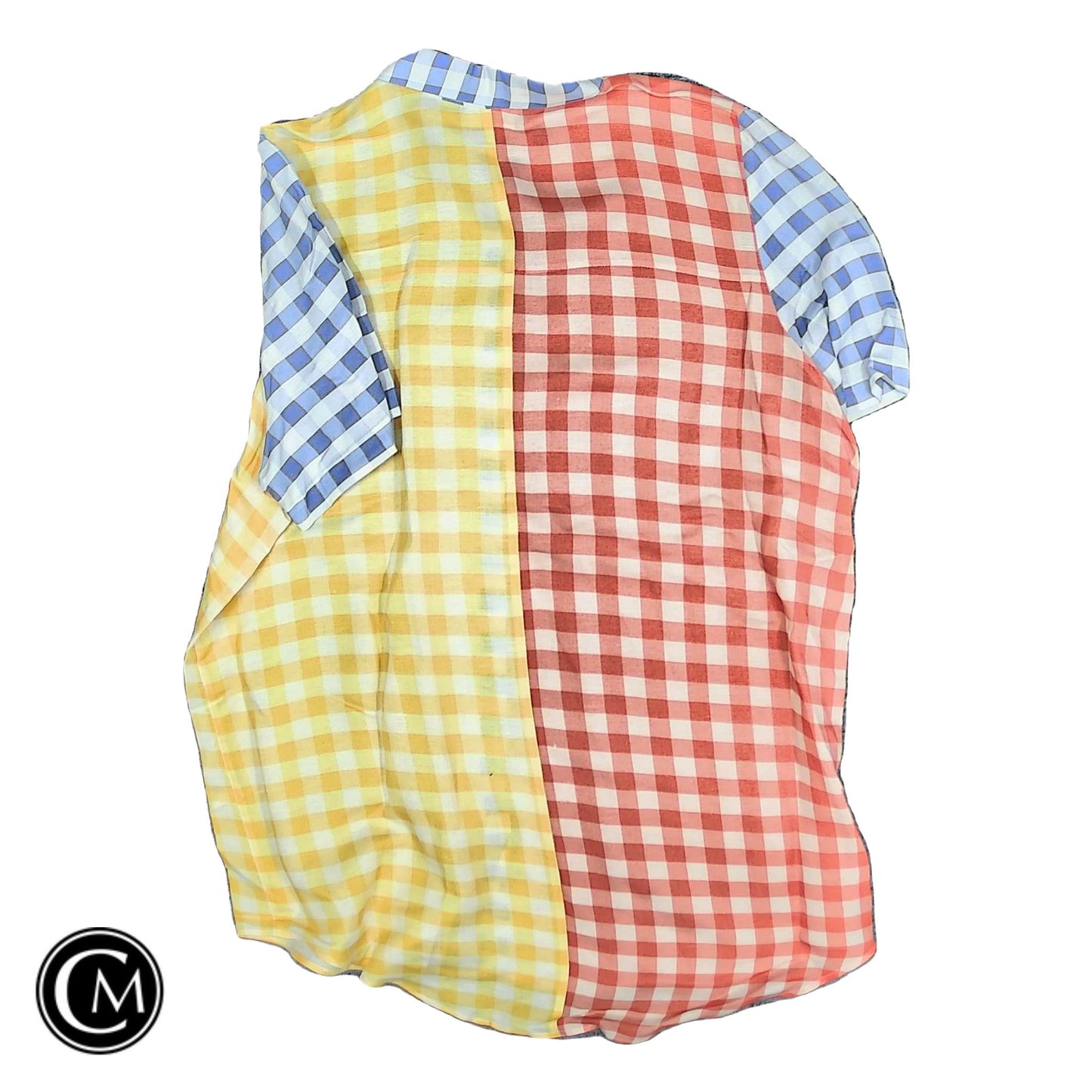 Tunic Ss By Farm Rio In Blue & Yellow, Size: Xl