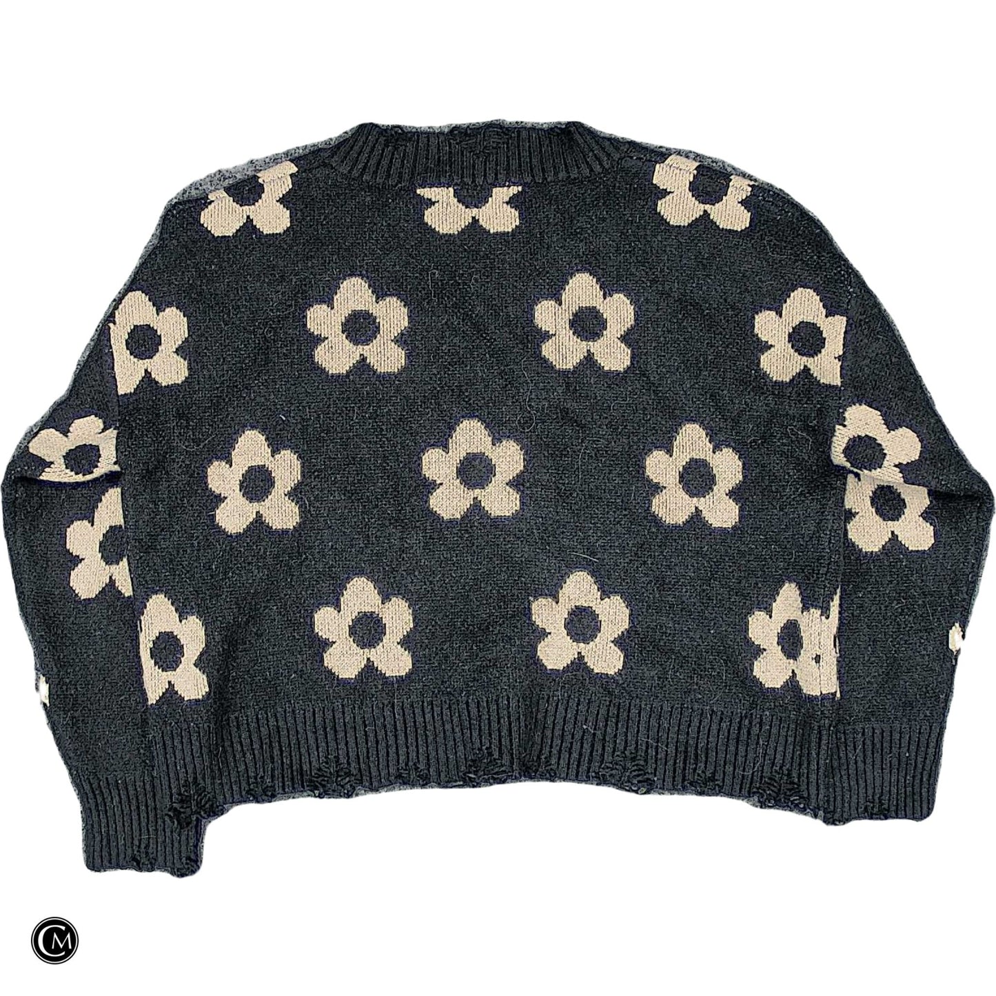Sweater By Altard State In Black & Cream, Size: S image 2