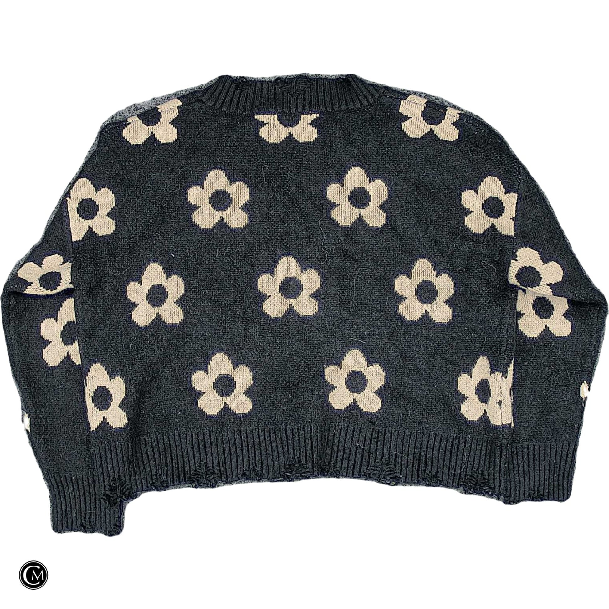 Sweater By Altard State In Black & Cream, Size: S image 2