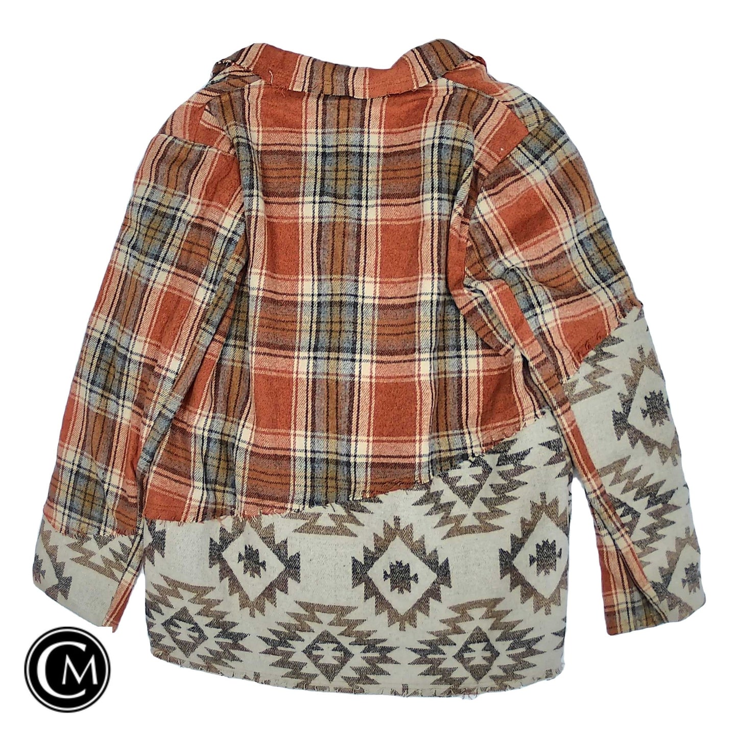 Blazer By Miss Me In Brown & Orange, Size: Xl